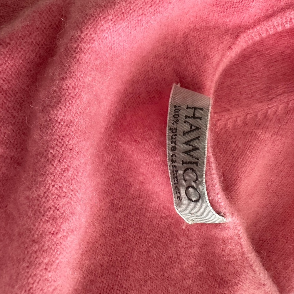 Hawico Soft Pink Cashmere Sweater - Picture 3 of 4